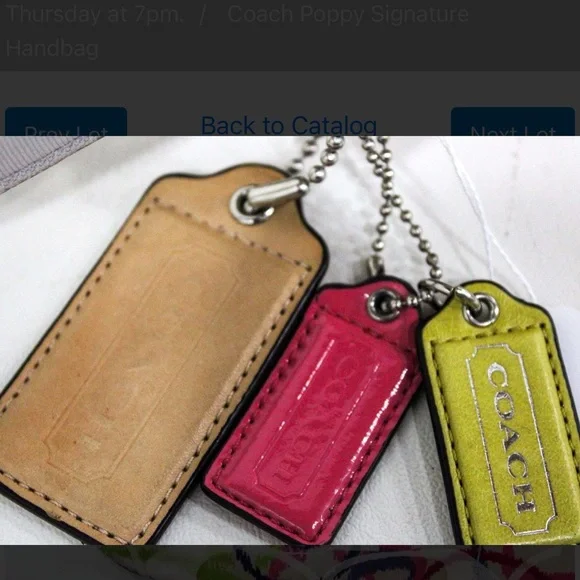 Coach Poppy Signature Multicolor Shoulder Bag - Picture 2 of 5